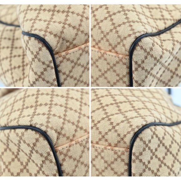 Auth Gucci Sukey Tote Bag Brown Canvas #44960G30B - Picture 10 of 12